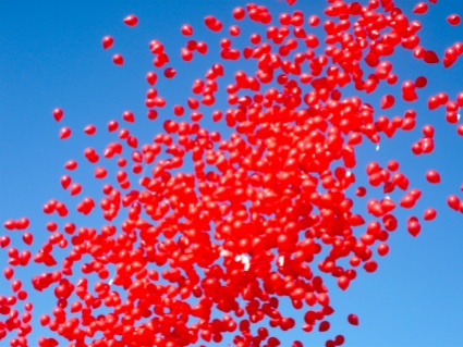Que lindos eram os balões a voar
